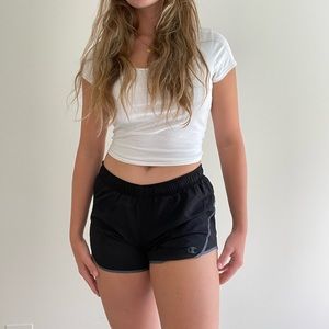 champion women’s powertrain shorts